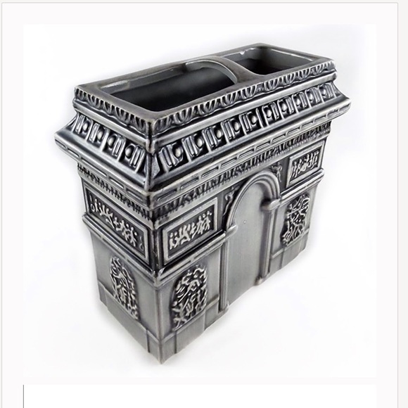 Paris Eiffel Tower Accessory Ceramic 4 Piece Set - Picture 2 of 5